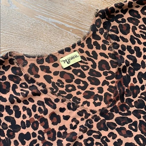 SHOW ME YOUR MUMU Leopard Sheer Soaree Tunic O/S - Picture 4 of 10